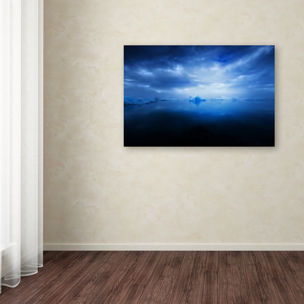 Philippe Sainte-Laudy 'Blue Ice' Canvas Art