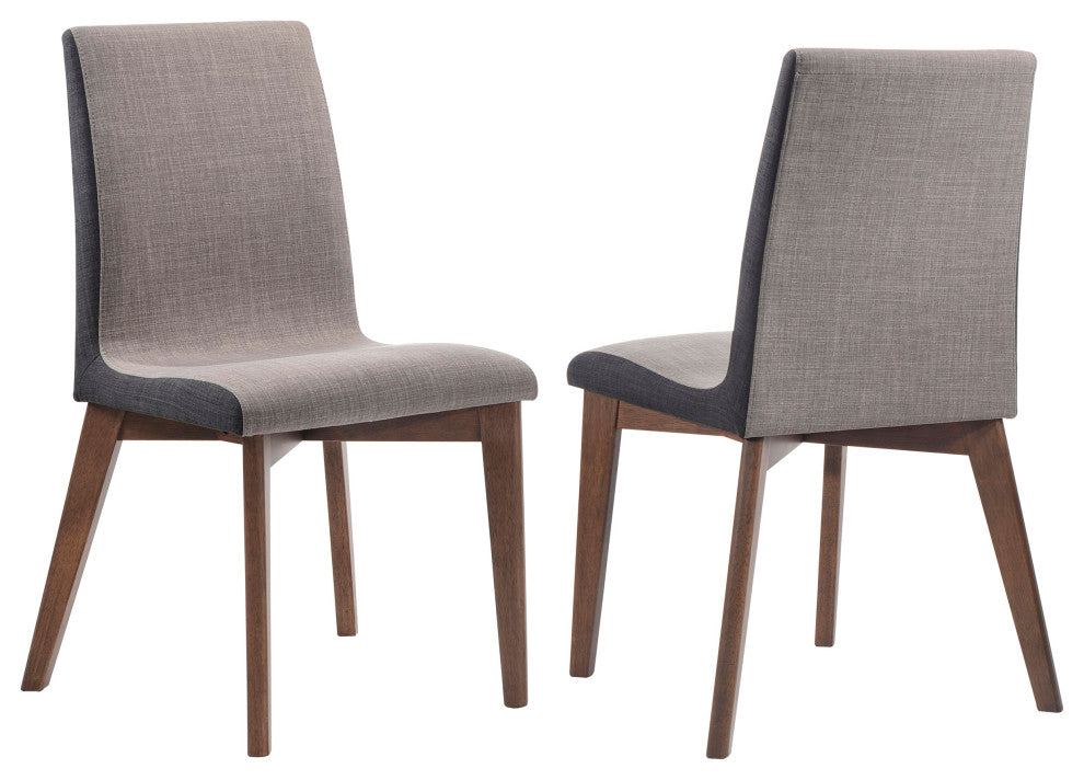 Redbridge Upholstered Dining Side Chair Walnut, Set of 2