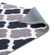 Charcoal and Black Lida Moroccan Trellis 8x10 Area Rug