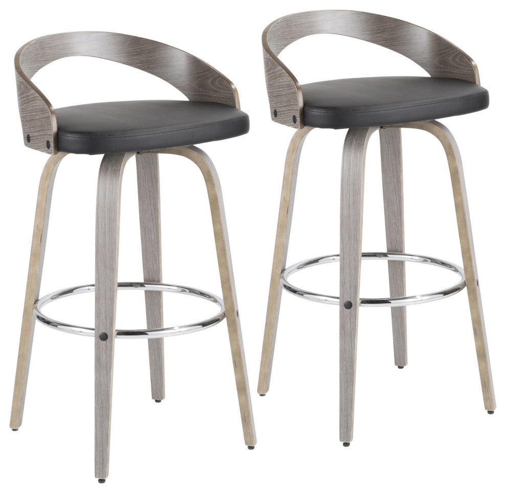 Grotto 30" Fixed Height Barstool, Set of 2