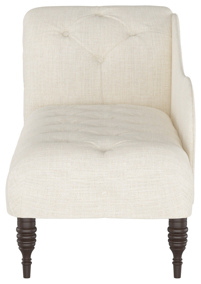 Chaise, Linen Talc