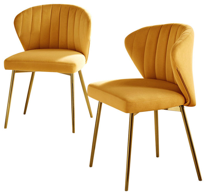 Milia Dining Chair, Mustard