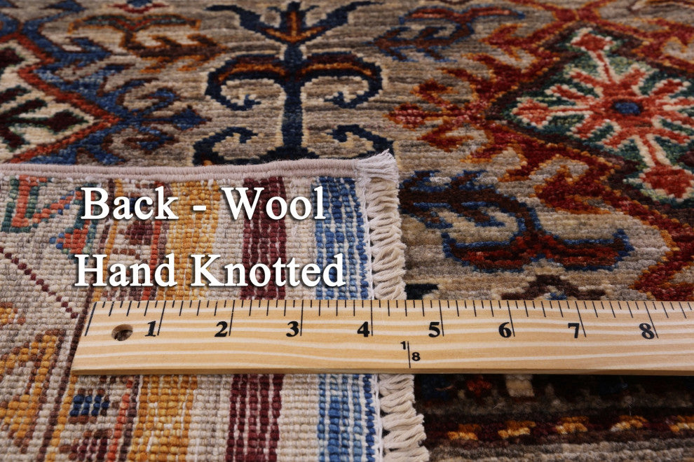 Khorjin Super Kazak Hand Knotted Rug 6' 7" X 9' 6" Q5425
