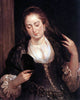 Peter Paul Rubens Woman With a Mirror, 20"x25" Wall Decal