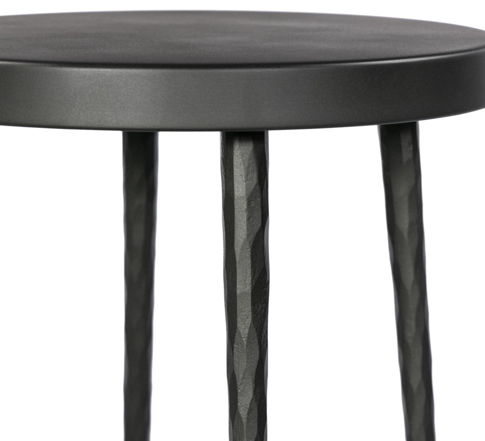 Westwood Stool Hammered Gunmetal, Dark Gunmetal, Bar