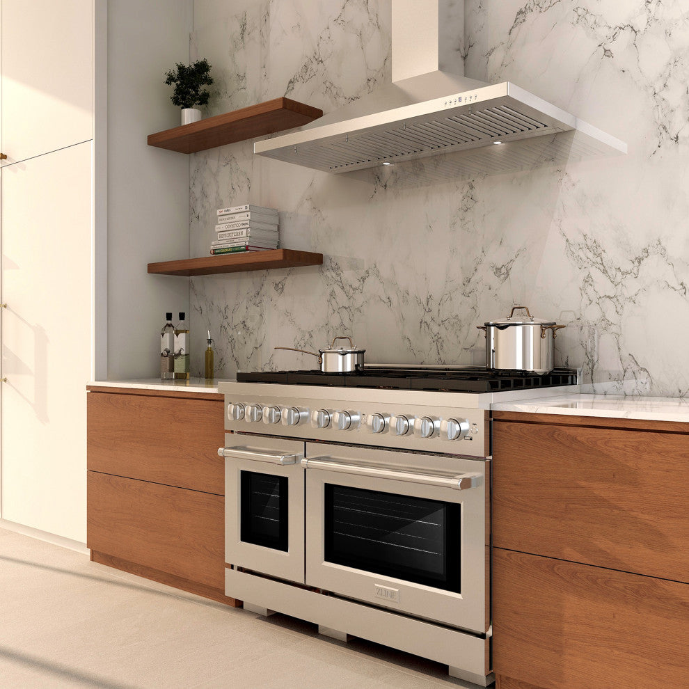 ZLINE 48 In. Freestanding Gas Range, Stainless Steel, SGR48