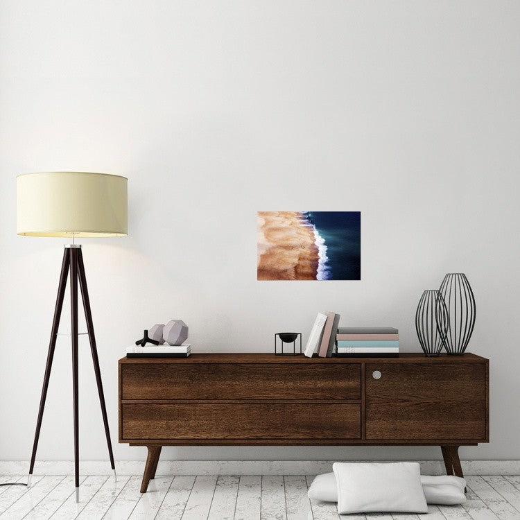 "Silver Coast" Stretched Canvas Giclee by Cbomersphotography, 24"x16"