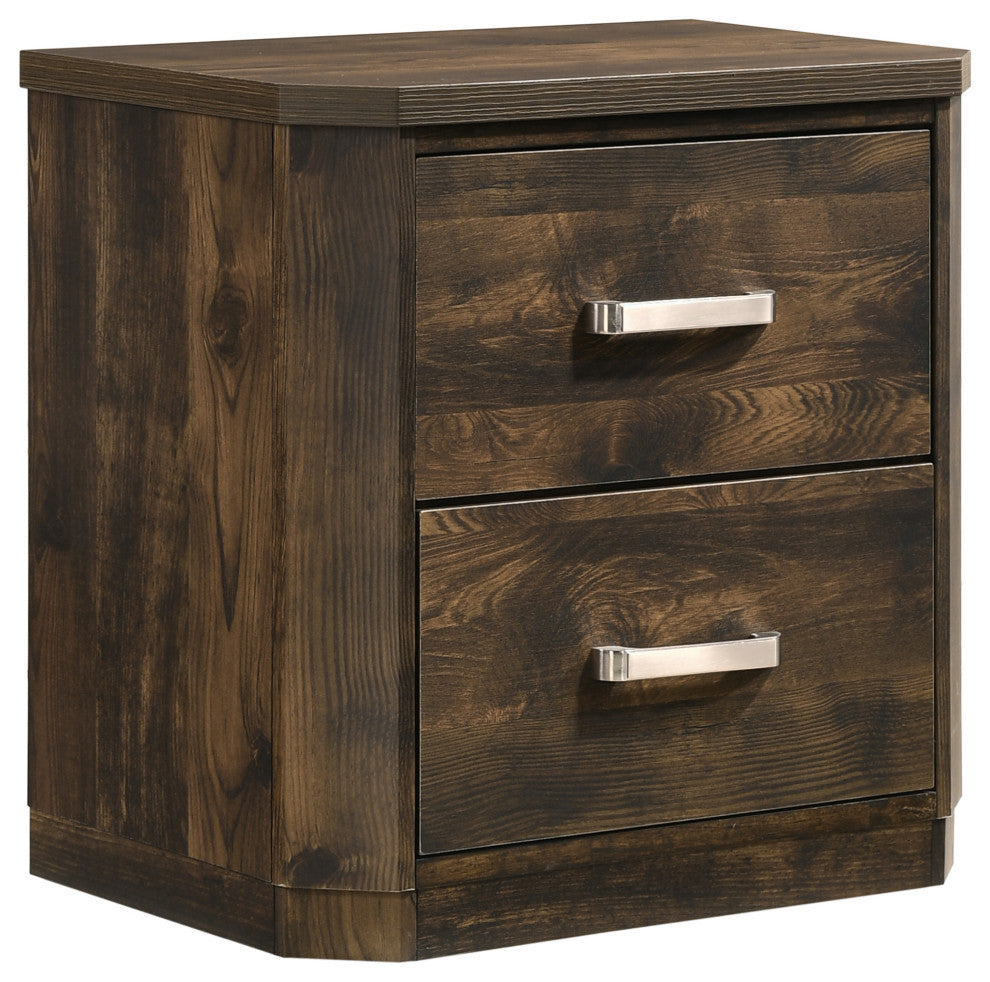ACME Elettra Nightstand, Antique Walnut