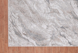 High-Low Silas Gray/Brown Rug, Gray, 7'9"x10'