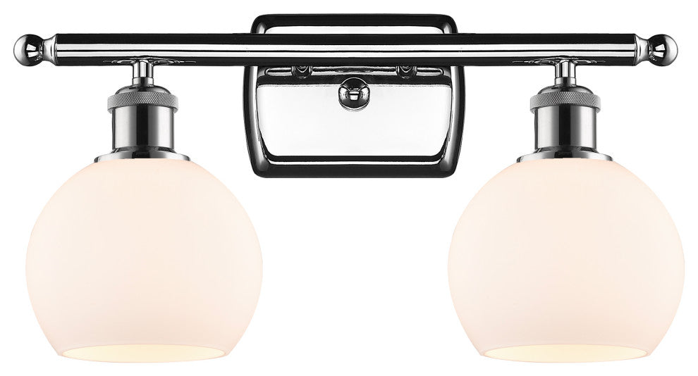 Innovations 516-2W-PC-G121-6-LED 2 Light Bath Vanity Light, Polished Chrome