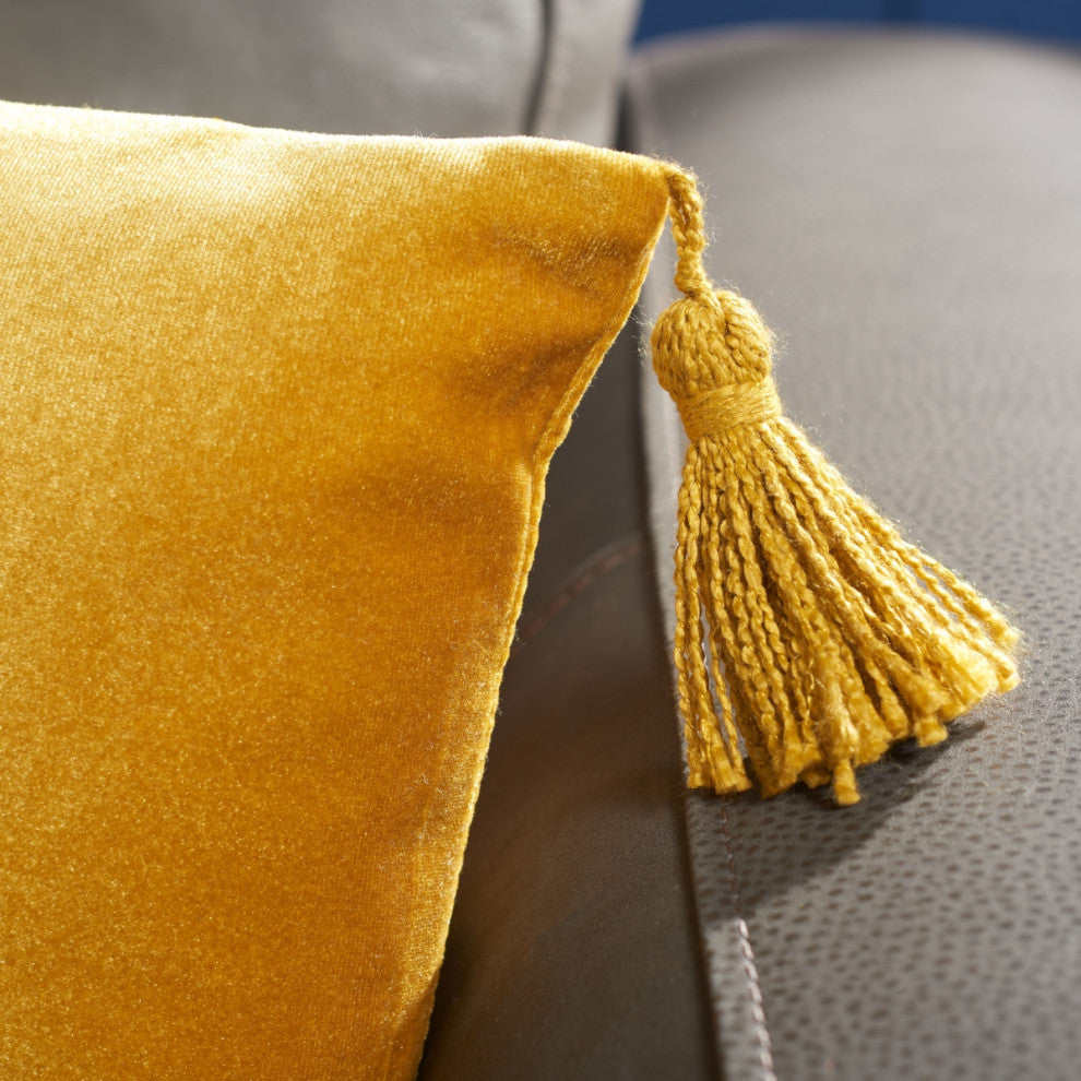 Safavieh Amberlin Pillow, Mustard