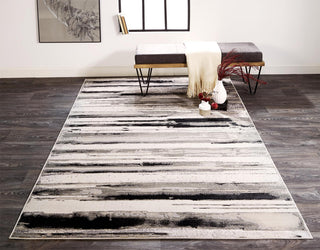Weave & Wander Orin Rug, Silver, 6'7"x9'6"