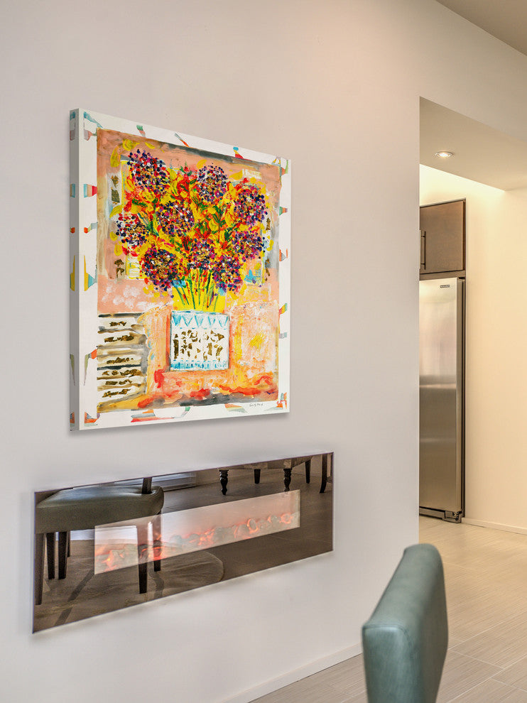 "Summer Bouquet" Print on Canvas by Wayne Ensrud