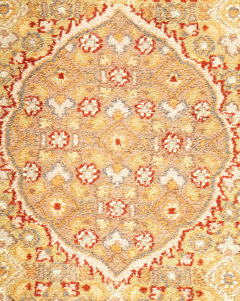Trichur, One-of-a-Kind Hand-Knotted Area Rug Black, 8'1"x10'5"