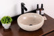 Natural Stone Vessel Bathroom Sink - Brushed Isidro Ojinaga Marble