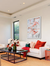 Parvez Taj "Flamingo Reflection" Framed Painting Print, 12"x18"