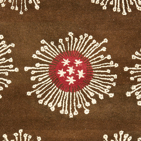 Safavieh Soho Soh852A Rug, Brown/Multi, 3'6"x5'6"