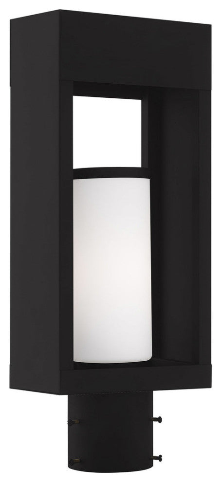 LIVEX LIGHTING 20984-04 1 Light Black Outdoor Post Top Lantern