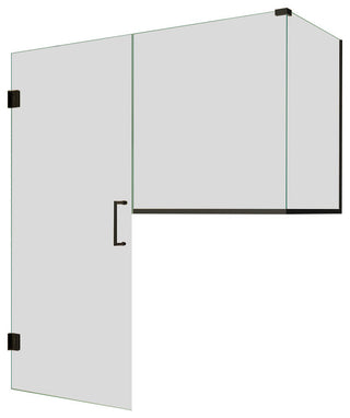Dreamline Unidoor 59"x30.375"x72" Hinged Shower Enclosure