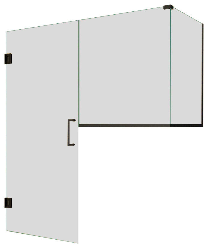 Dreamline Unidoor 59"x30.375"x72" Hinged Shower Enclosure