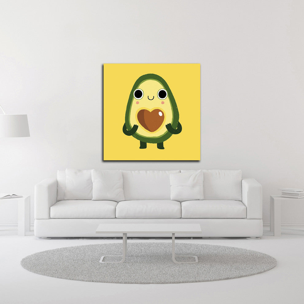 Luvacado by Michael Buxton, Print on Canvas, 30"x30"
