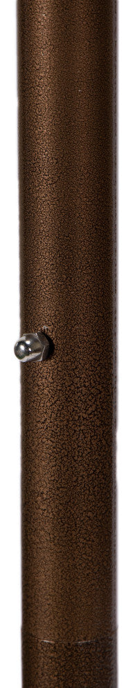 LeisureMod Mendoza Dark Brown Wicker Hanging Double Egg Swing Chair, Blue