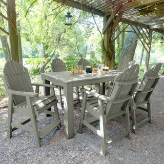 Hamilton 7-Piece Rectangle Counter-Height Dining Set, Eucalyptus
