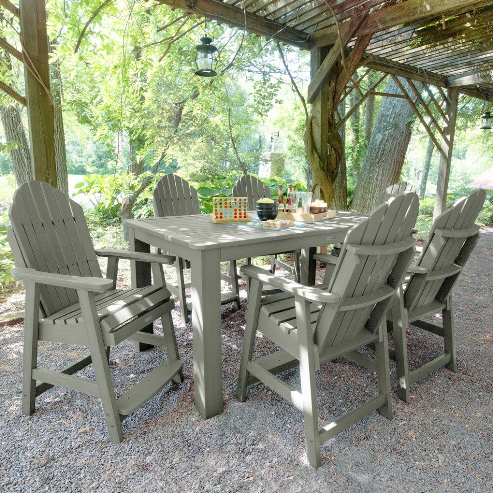 Hamilton 7-Piece Rectangle Counter-Height Dining Set, Eucalyptus