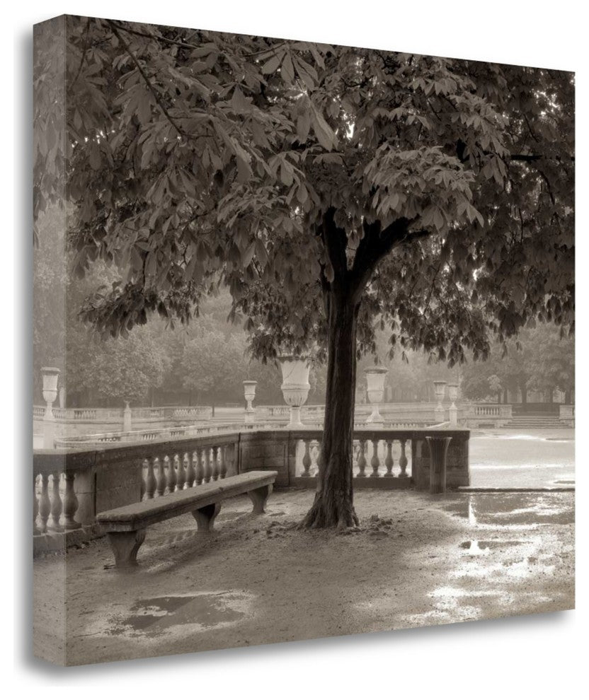 "Banc De Jardin - 65" By Alan Blaustein, Giclee Print on Gallery Wrap Canvas
