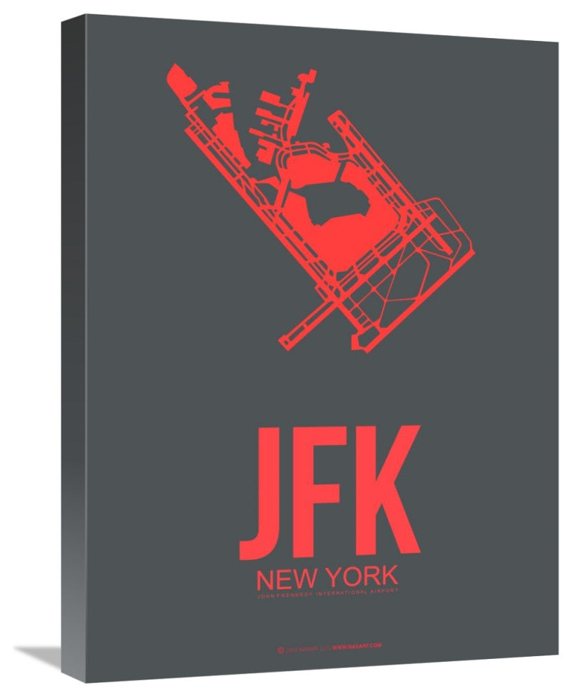 "JFK New York Poster 2" Fine Art Print