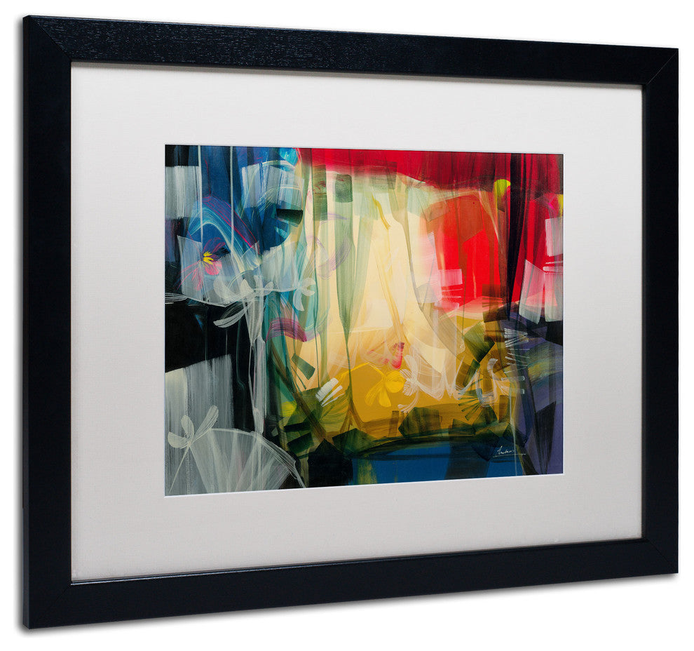 ''Amhaus'' Matted Framed Canvas Art by Andrea