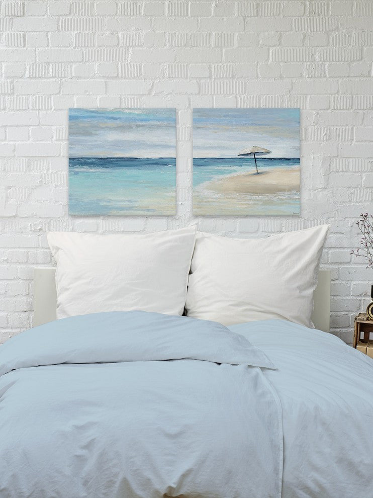 Paradise Shore II Diptych, 96"x48"
