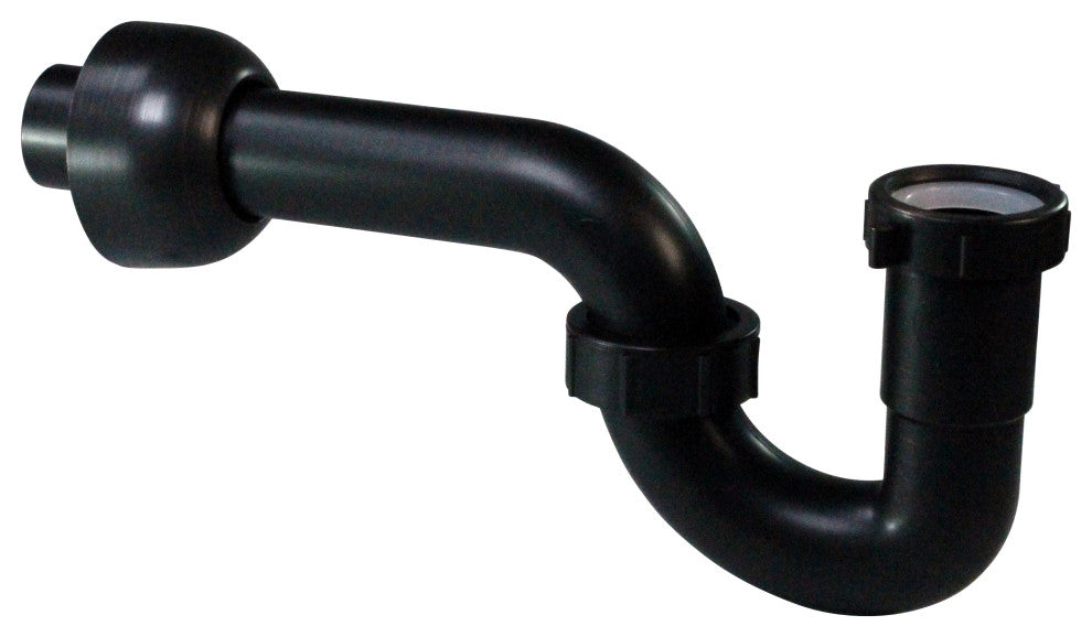 Decorative ABS Plastic P-Trap 1-1/2", Oil Rubbed Bronze