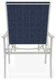 St. Catherine Sling 4-Position Outdoor Chaise Lounge, Mavi/Snow