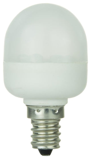 Sunlite T10 Tubular Indicator, Candelabra Base Light Bulb, Yellow