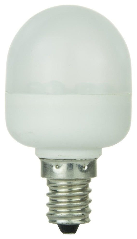 Sunlite T10 Tubular Indicator, Candelabra Base Light Bulb, Yellow