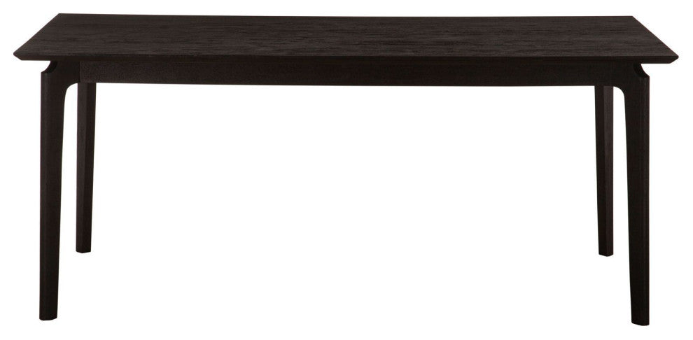 Kenzo 60"� Mango Wood Small Dining Table, Black