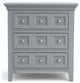 Furniture of America Ender Wood Gray Nightstand with USB and Care Kit
