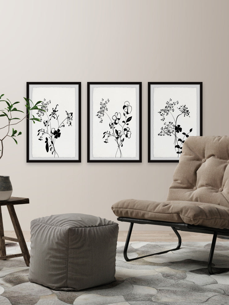 Dreams Blossom Triptych, Set of 3, 12x18 Panels