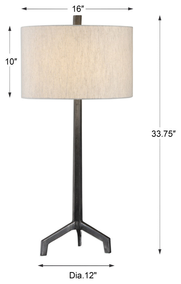 Uttermost Ivor Cast Iron Lamp