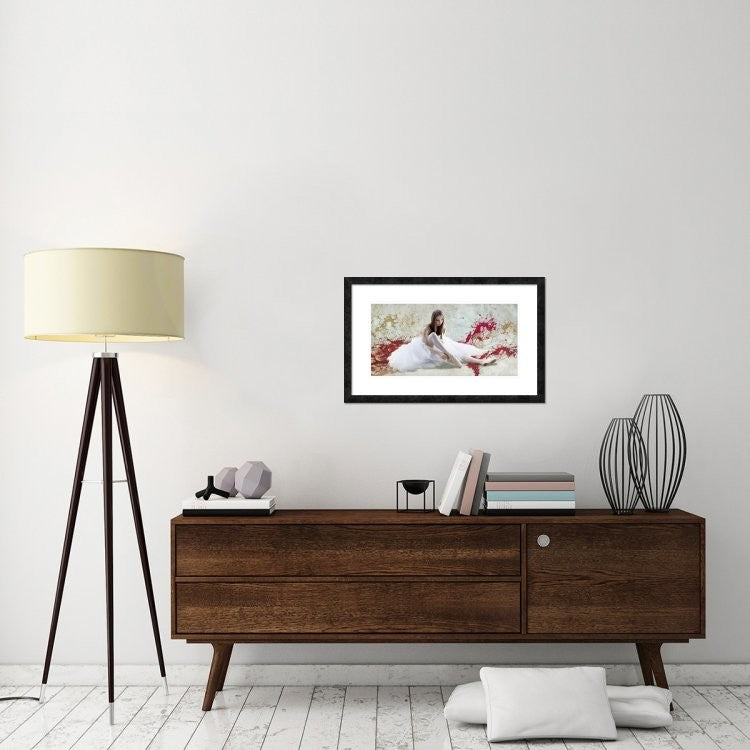 "Ballet Dancer" Framed Digital Print by Teo Rizzardi, 32"x20"