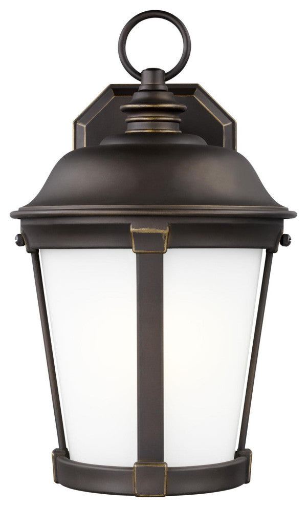 Generation Lighting 8650701EN3 Calder 12" Tall LED Outdoor Wall - Antique