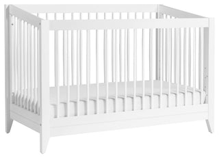 Sprout 4-in-1 Convertible Crib With Toddler Bed Conversion Kit, White