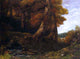 Gustave Courbet Entering the Forest Wall Decal