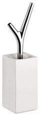 Hansgrohe Axor Massaud Toilet Brush with Holder and Porcelain Vessel