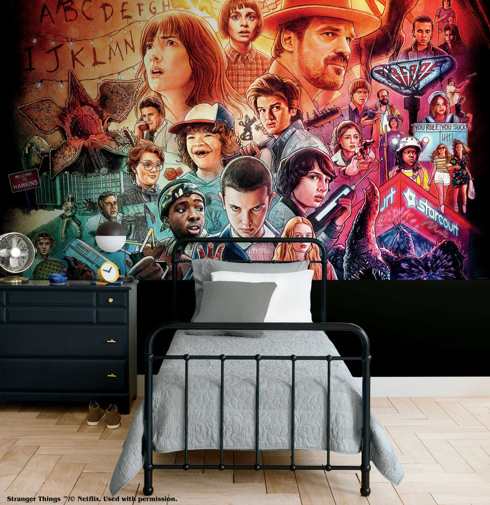 Netflix Stranger Things Mural