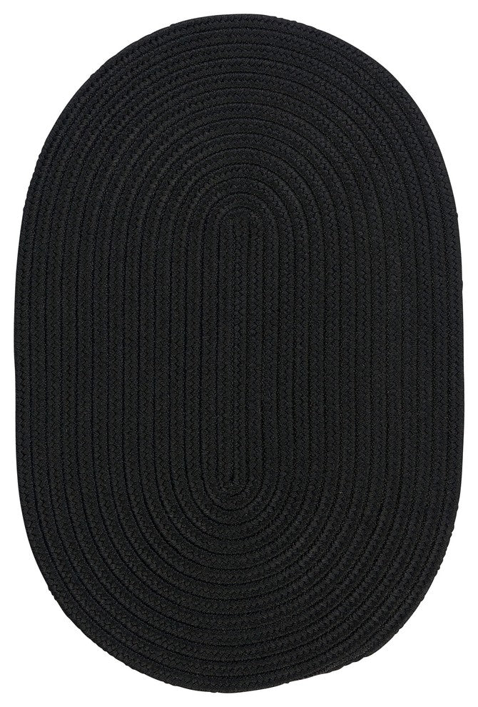 Colonial Mills Boca Raton Braided Br42 Black 2x4