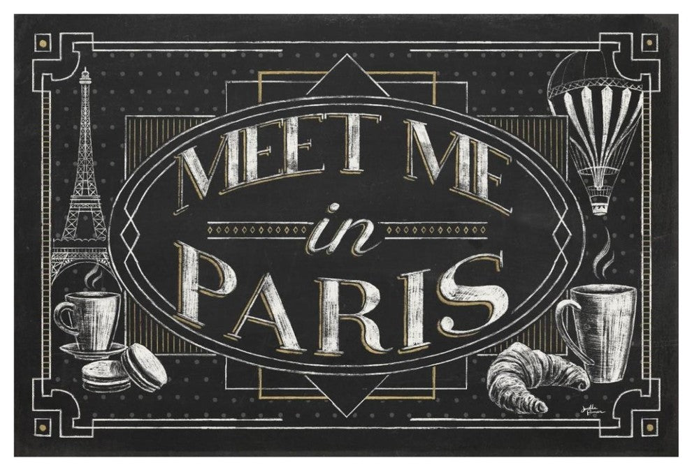 "Vive Paris IV" Digital Paper Print by Janelle Penner, 62"x42"