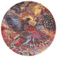 Ahgly Company Indoor Round Mid-Century Modern Area Rugs, 4' Round