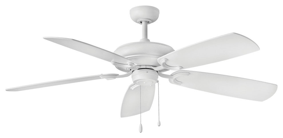 Grove 56" Fan, Weathered Wood, Chalk White